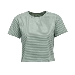 Women's BD Stripe Crop Short Sleeve Tee