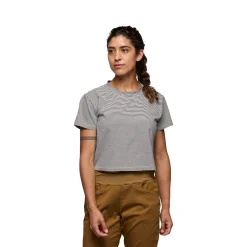 Women's BD Stripe Crop Short Sleeve Tee