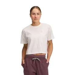 Women's Diamond Crop Short Sleeve Tee