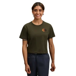 Women's Faded Crop Short Sleeve Tee