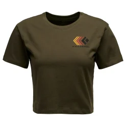Women's Faded Crop Short Sleeve Tee