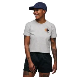 Women's Faded Crop Short Sleeve Tee