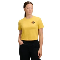 Women's Faded Crop Short Sleeve Tee
